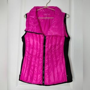 Calvin Klein Women's Fuchsia Puffer Vest